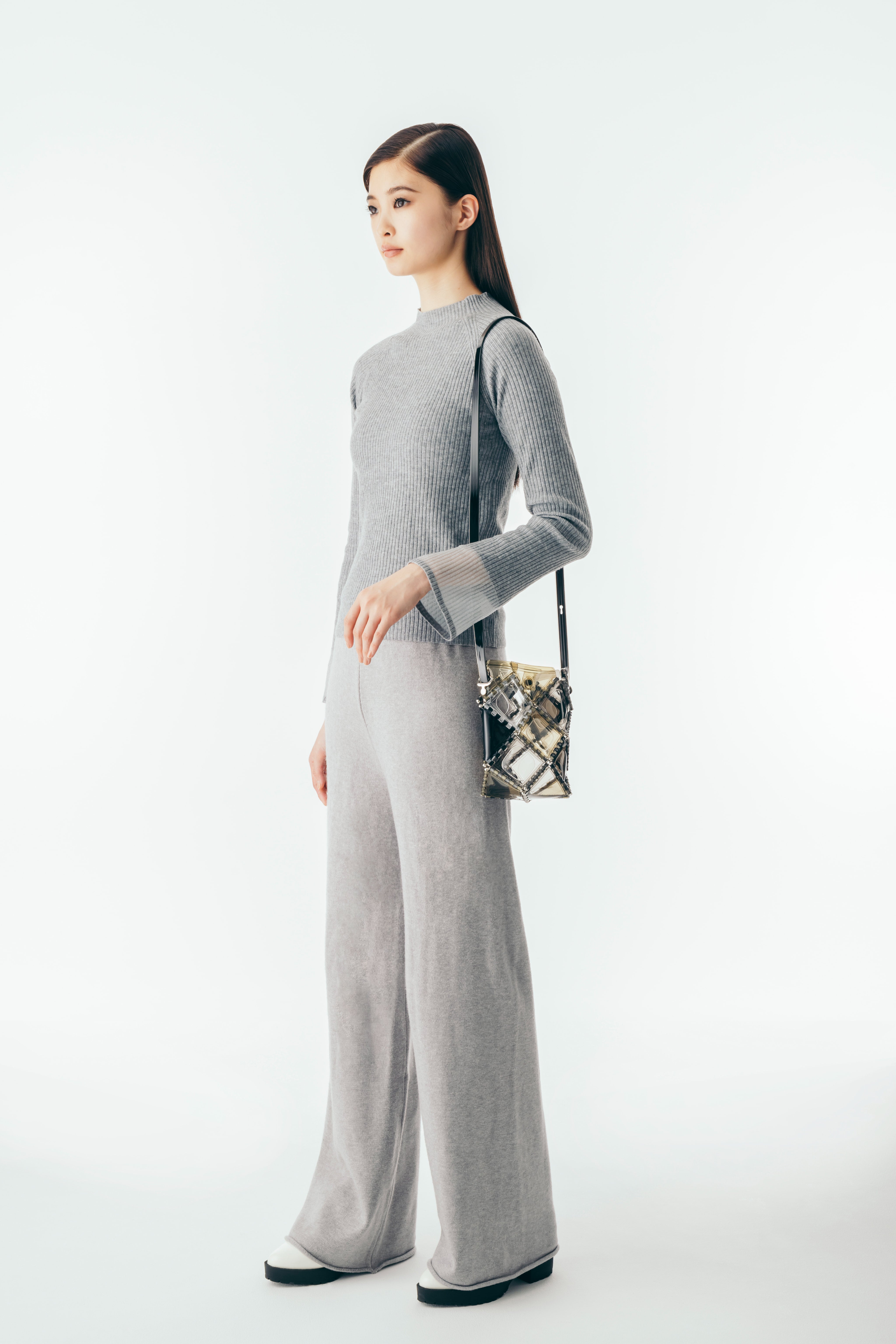 MINI SHOULDER SMOKY (Gray Mix)