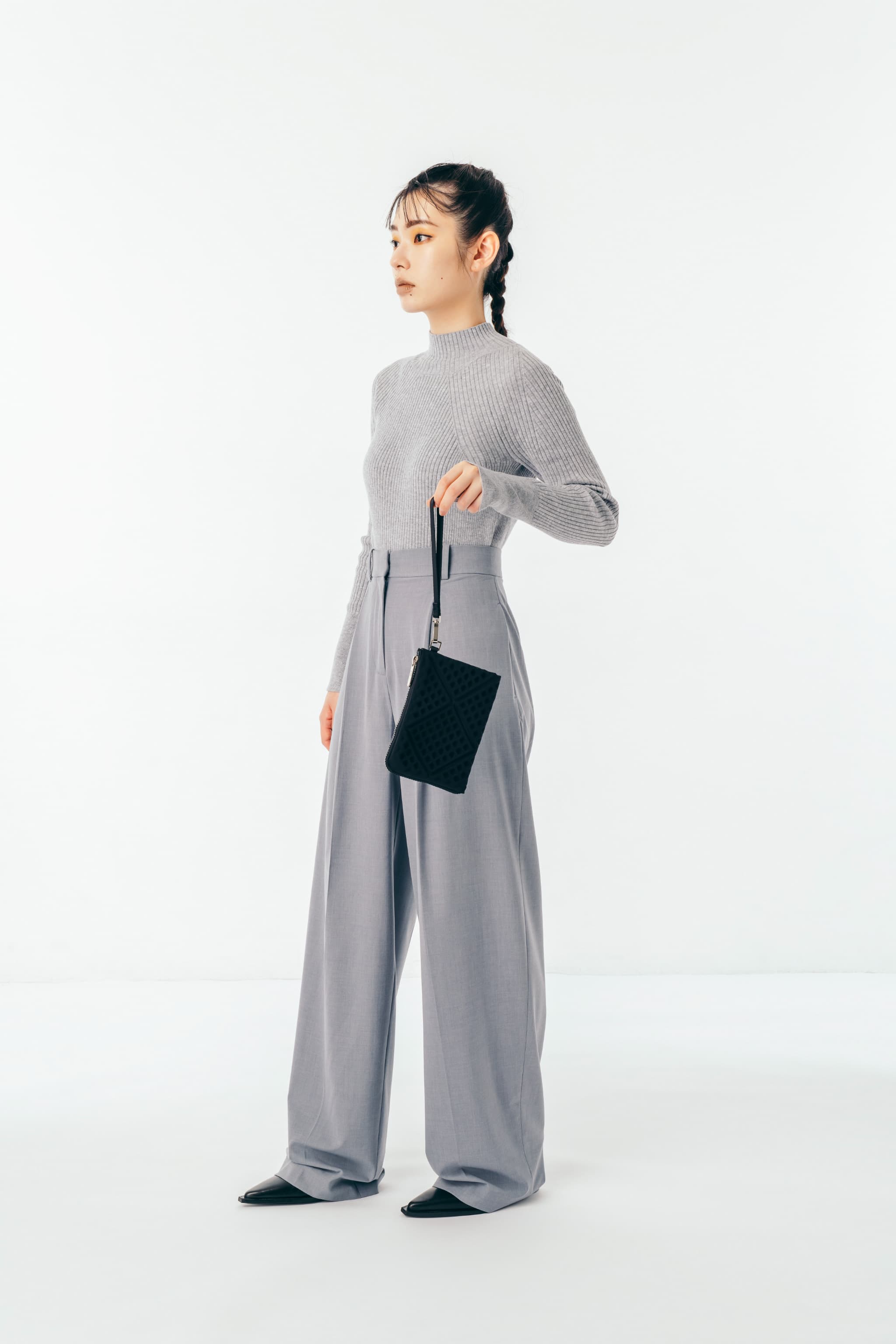 WAF-FUL TOWN MINI SHOULDER (Blue Gray)