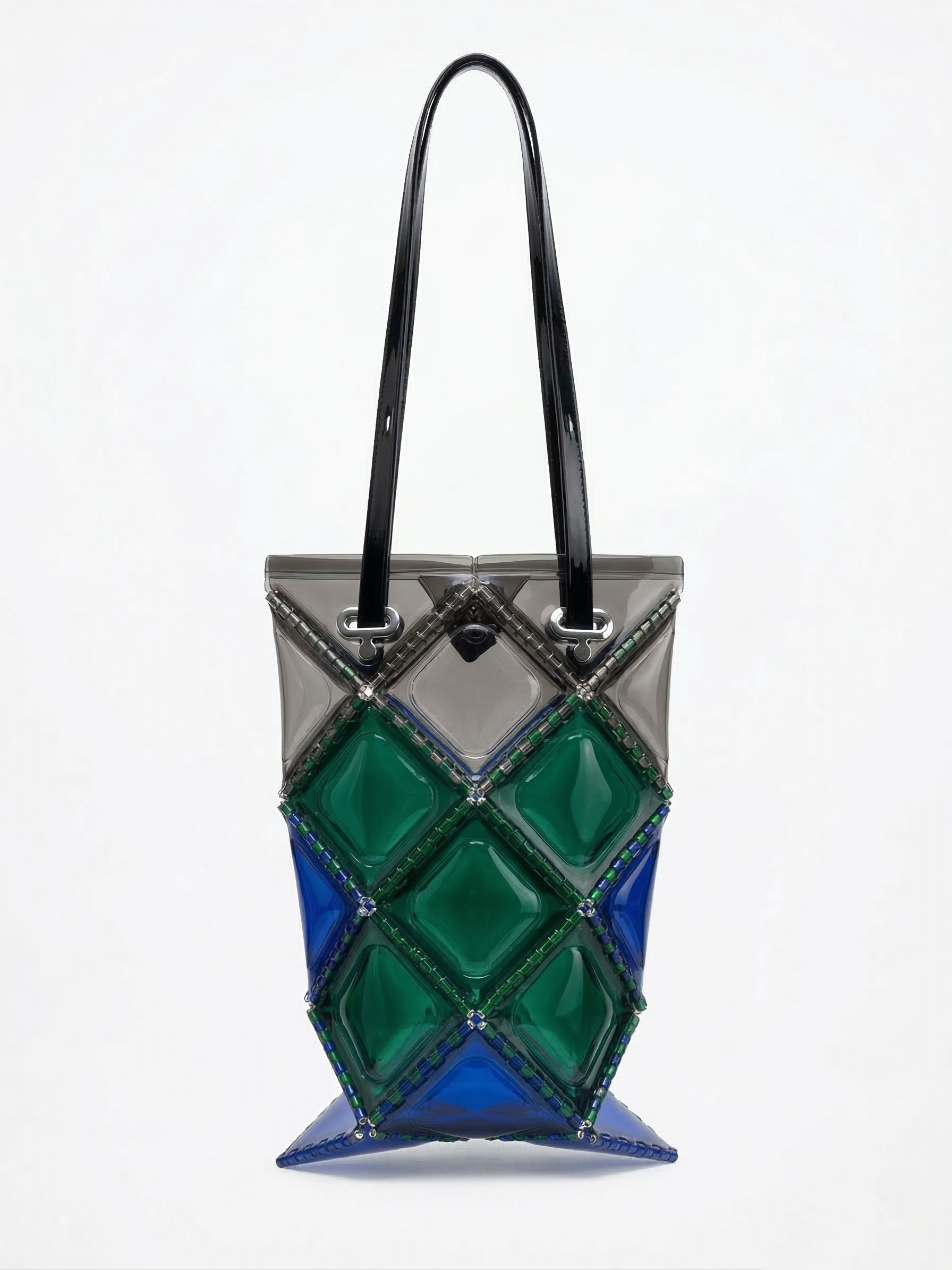 52 BY HIKARUMATSUMURA×UN3D. FLAT TOTE LONG(Blue)