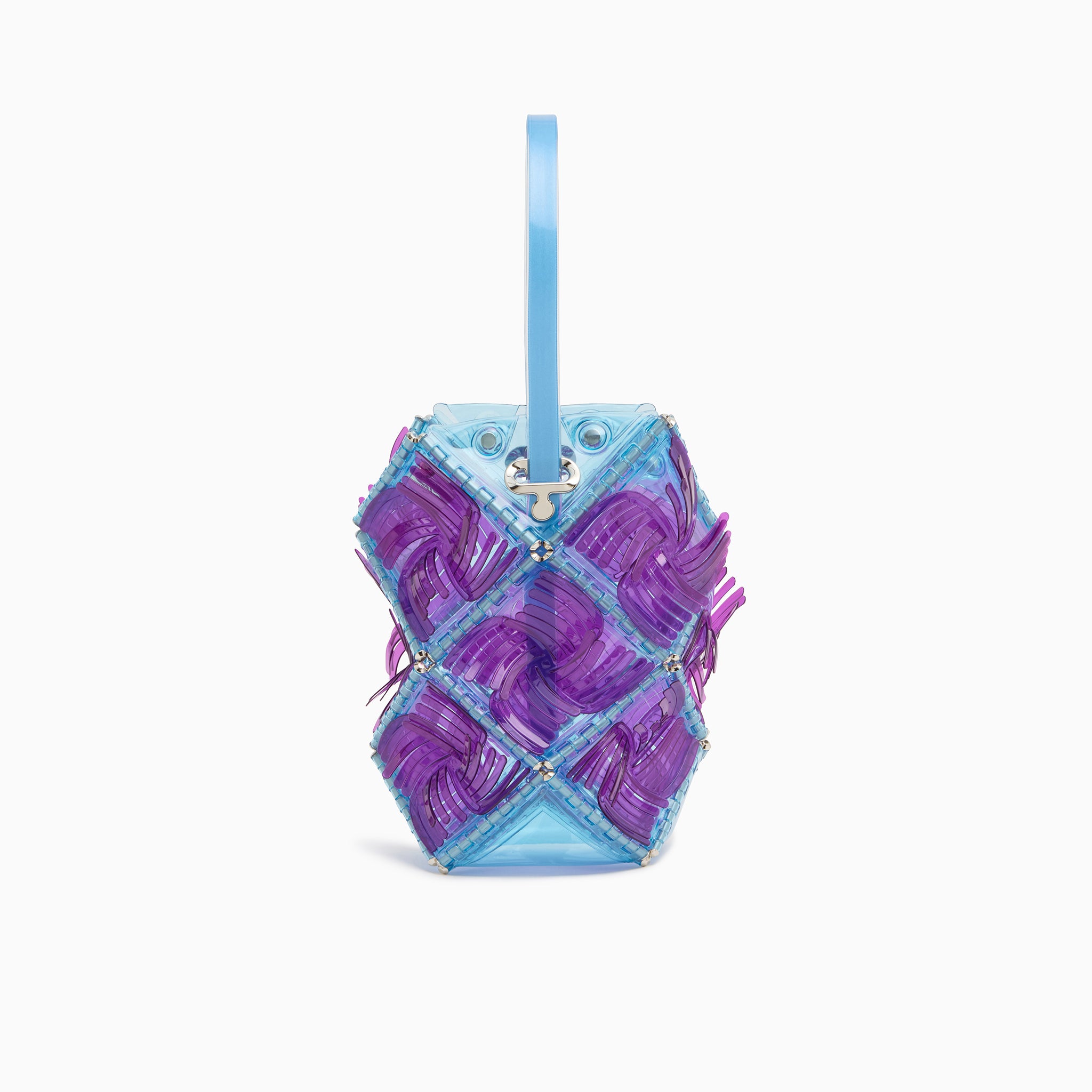 SABOTEN FEATHER M Blue mix – 52 BY HIKARUMATSUMURA