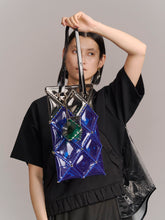 Load image into Gallery viewer, 52 BY HIKARUMATSUMURA×UN3D. FLAT TOTE LONG(Blue)