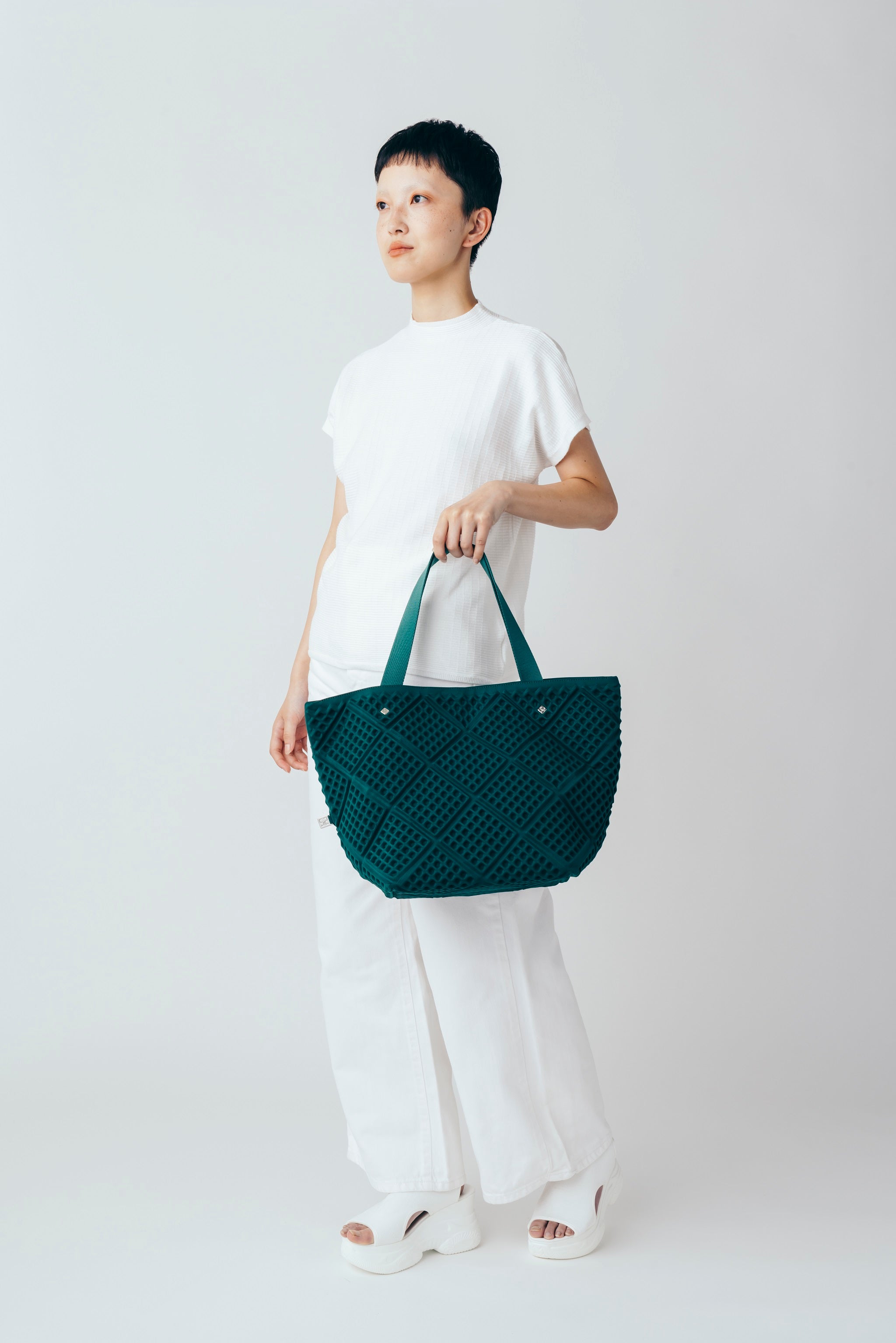 WAF-FUL TOWN TOTE Dark Green