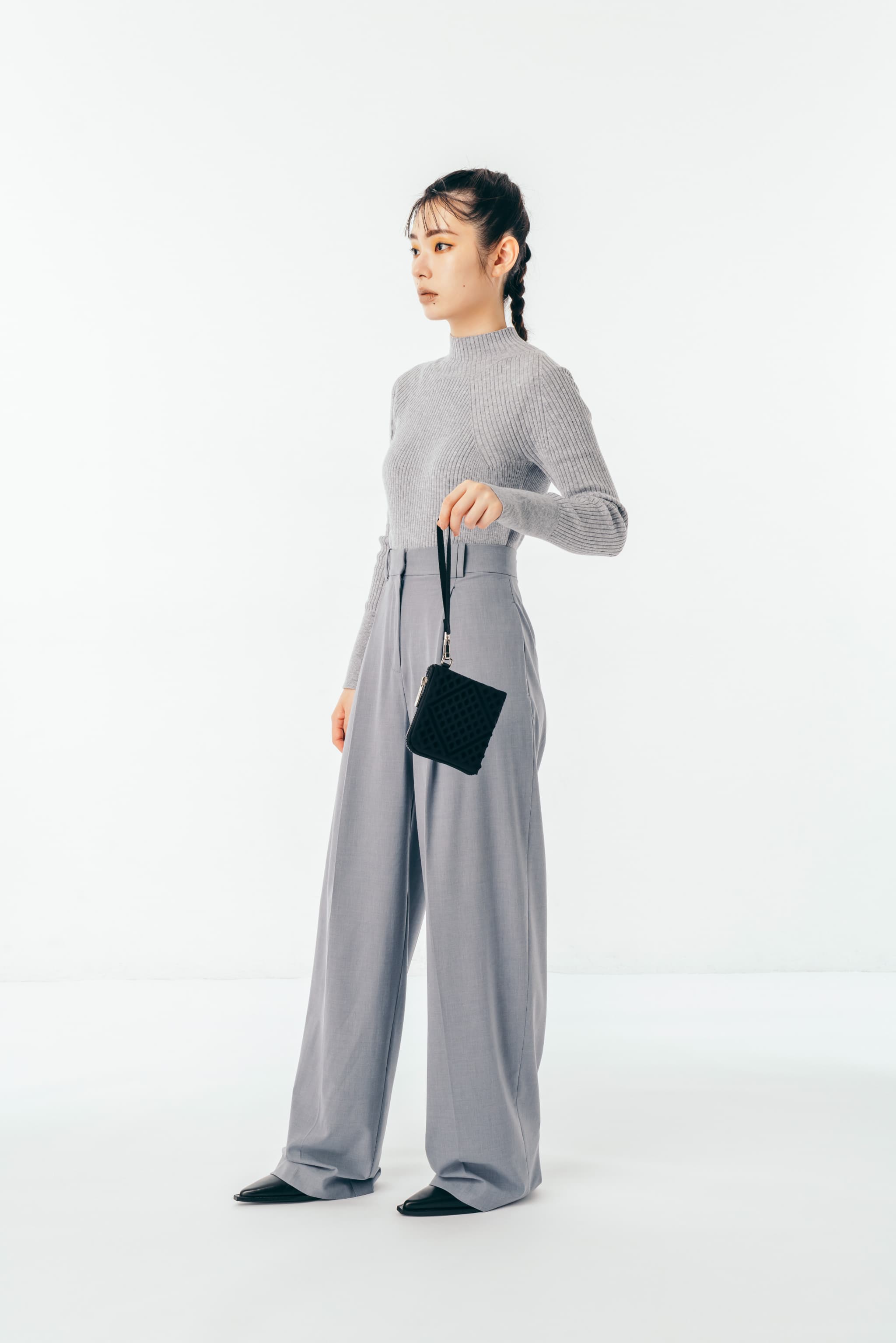 WAF-FUL TOWN MINI SHOULDER (Blue Gray)