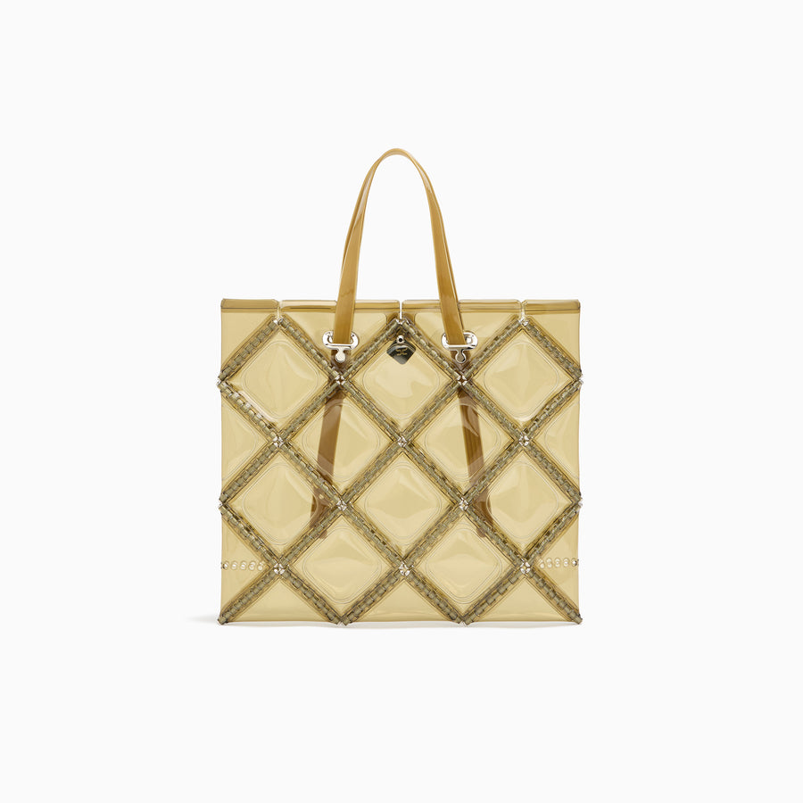 FLAT TOTE(Light brown)