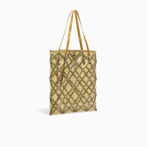 FLAT TOTE LARGE(Light brown)
