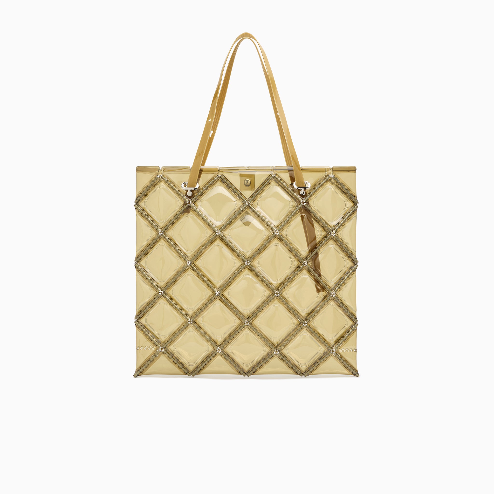 FLAT TOTE LARGE (Light brown)