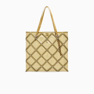 FLAT TOTE LARGE(Light brown)