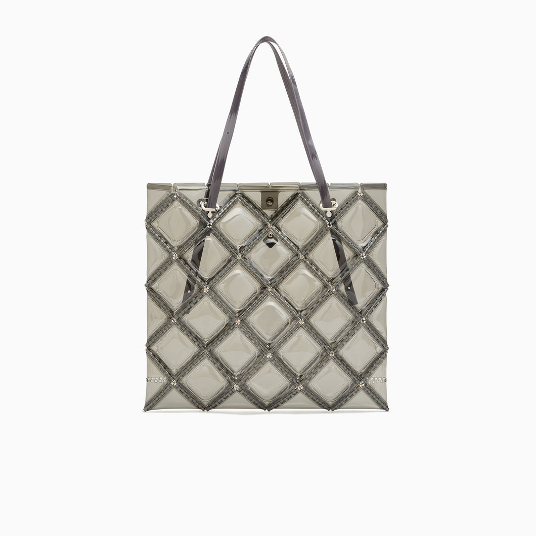FLAT TOTE LARGE(Light gray)