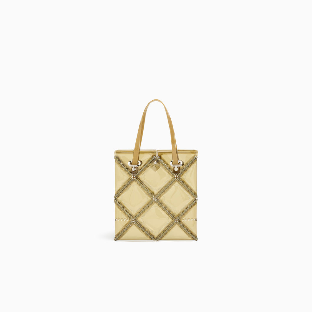 FLAT TOTE MINI(Light brown)