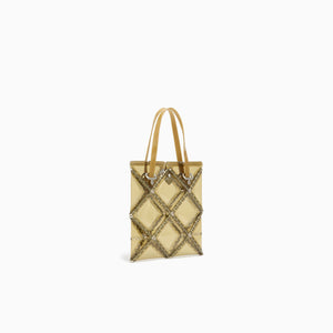 FLAT TOTE MINI(Light brown)