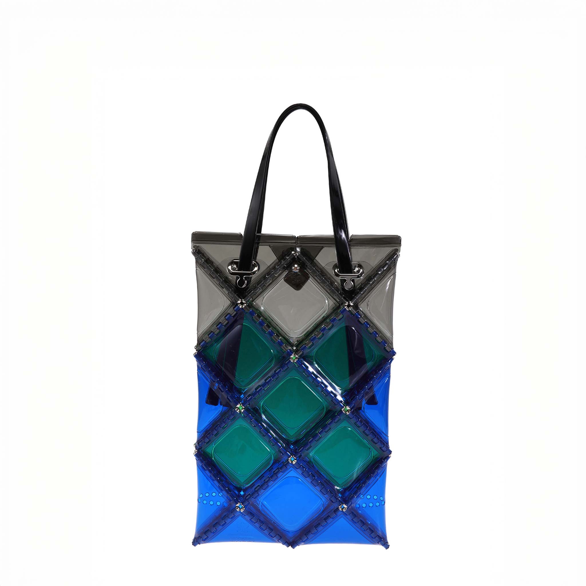 【tokotoko】52 by HIKARUMATSUMURAトート 52 BY HIKARUMATSUMURA×UN3D. FLAT TOTE LONG(Blue)