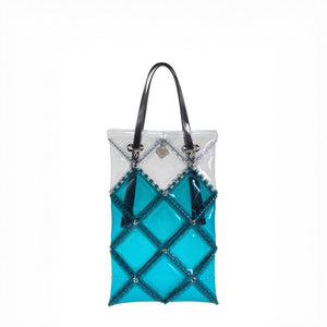 52 BY HIKARUMATSUMURA×UN3D. FLAT TOTE LONG(Turquoise)