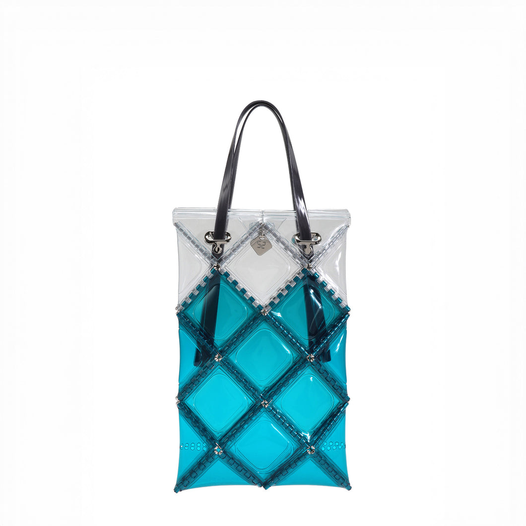52 BY HIKARUMATSUMURA×UN3D FLAT トートバッグ 52 BY HIKARUMATSUMURA×UN3D. FLAT TOTE LONG(Turquoise)