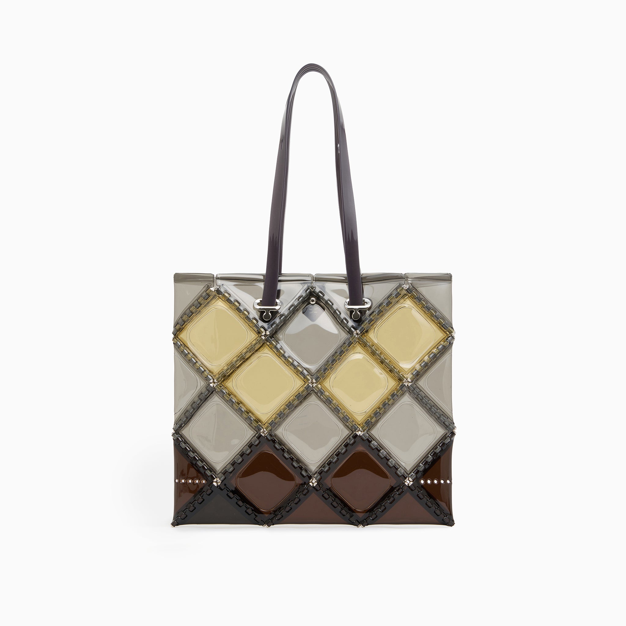FLAT TOTE BLEND(Brown Multi)