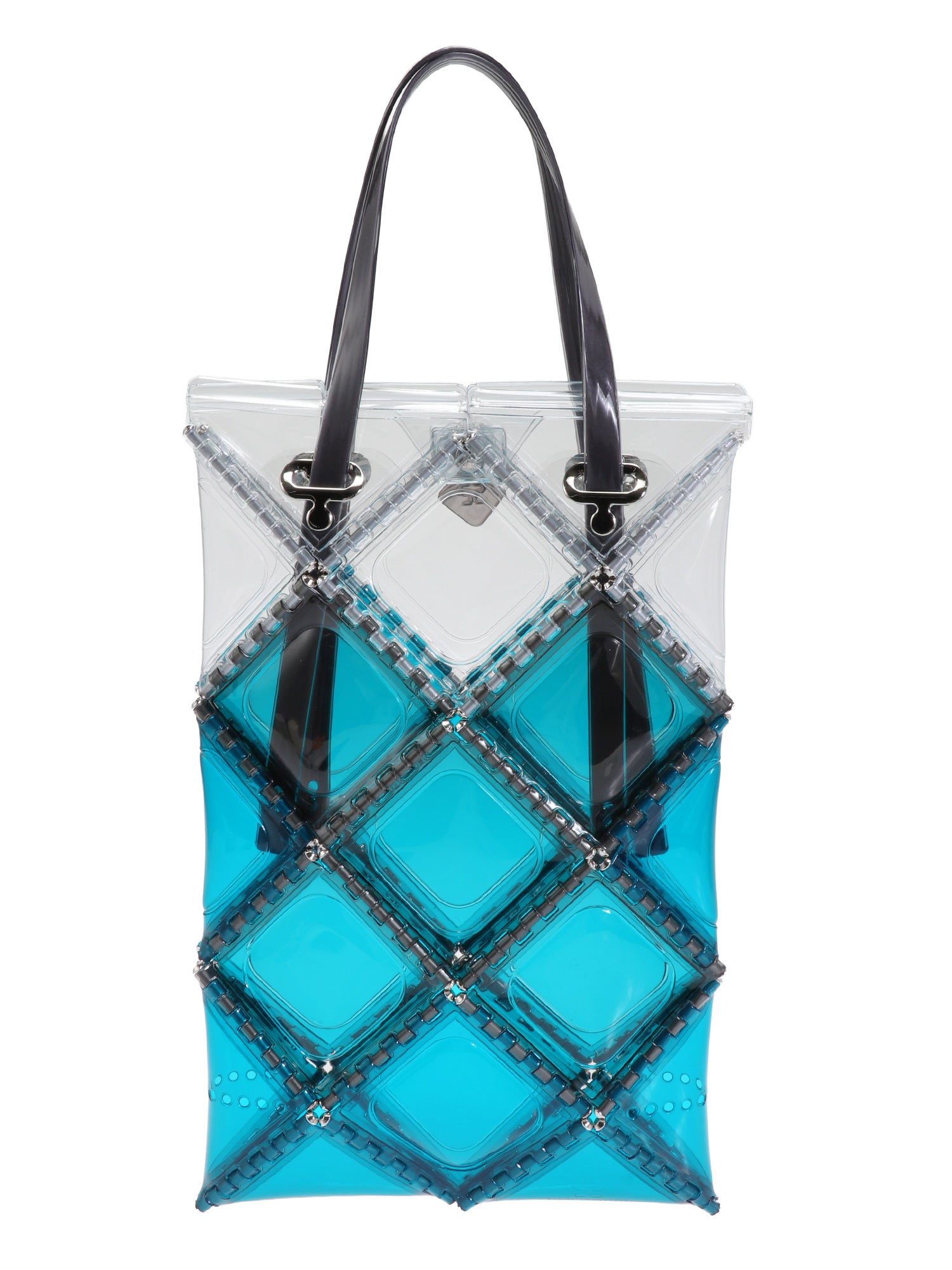 52 BY HIKARUMATSUMURA×UN3D. FLAT TOTE LONG(Turquoise)