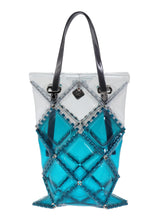 Load image into Gallery viewer, 52 BY HIKARUMATSUMURA×UN3D. FLAT TOTE LONG(Turquoise)